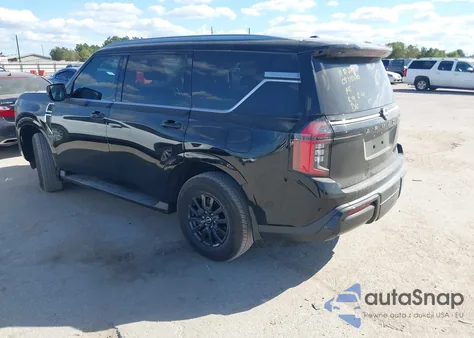 2025 Nissan Armada Sv 2Wd from USA, damaged, VIN JN8AY3AD1S9301301